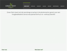 Tablet Screenshot of greenrent.be
